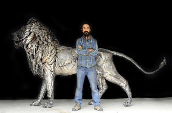 Art, Lion, Istanbul, artist, Sculpture, Big Cats , Selçuk Yılmaz 