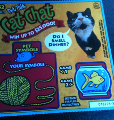 Pet Talk, Cats, Cat Chat, Scratch n Win