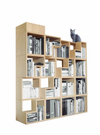 cats, bookshelf, library, cat friendly design, Corentin Dombrecht