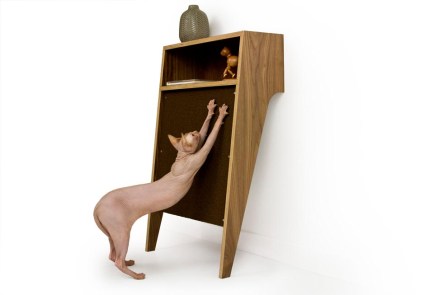 cat, cat scratcher, furniture, console, home furniture, pet friendly
