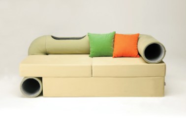 Cats, Cat furniture, Cat sofa tunnel, Korean design, Seungji Mun, home furniture