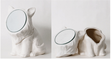 Persian Cats, cats, IMM Living, Vanity Cat Companions container, Mirror