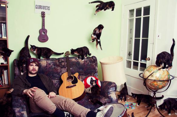Cat men, Cat Guys Guys Love cats, Real Men love cats, cats, Photography, Andréanne Lupien, Montreal, Quebec, Cat lovers and their cats, black cats, Clone Photography, cat lovers with cats, cat photography,crazy cat lovers , crazy cat ladies, I love cats, Photoshop,