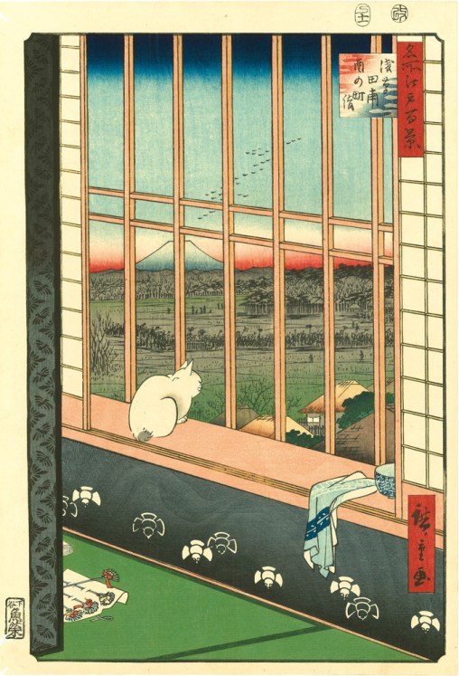 Life of Cats , From the Hiraki Ukiyo E Collection, Japan Society, Gallery Cats in Japanese Art, Cats in Art, Cat Art, Cats Ukiyo E, Japan, New York, Utagawa Kuniyoshi, famous internet cats, famous cats before the internet, tigers, dragons