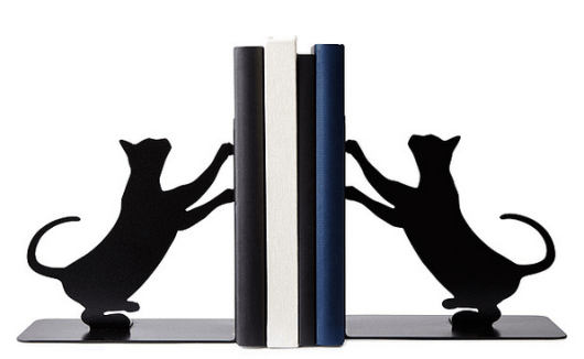 Buy it, Give it, Christmas, Christmas gift list, Cat themed gifts, unique gifts for cat lovers, Cat themed Christmas gifts, holiday gift ideas for cat lover, Cat book ends, Uncommon goods, gifts for the home, shopping for a cause, fun ideas for cat lovers