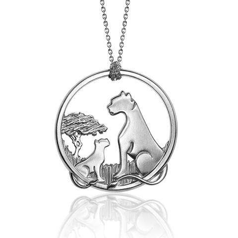 Buy it GIve it, Cats, Christmas gifts, gifts for cat lovers, unique cat themed gifts, Olive & Rye, holiday gifts, big cats, African lions, Alex Woo, African Wildlife Foundation, Disneynature’s African Cats, charitable gifts, silver necklace