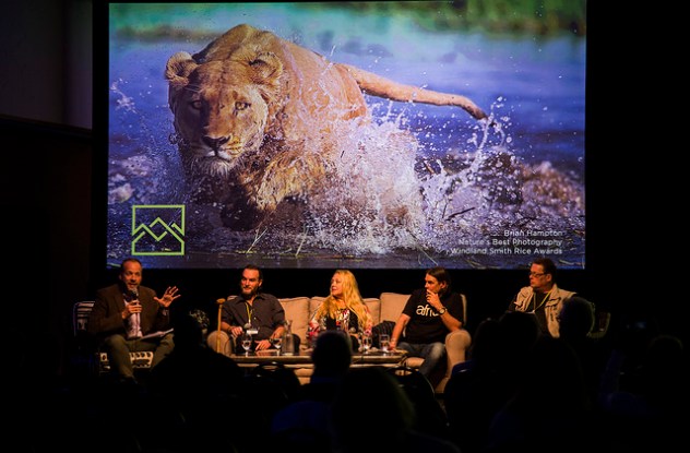 Carole Baskin, Ian Michler, Will Travers,Brent Stapelkamp, Cecil the lion, Born Free, Blood Lions, Big Cat Rescue,Jackson Hole, Wildlife Film Festival, Conservation Summit, Big Cats, Wild Cats, Jackson Lake Lodge, Grand Teton National Park